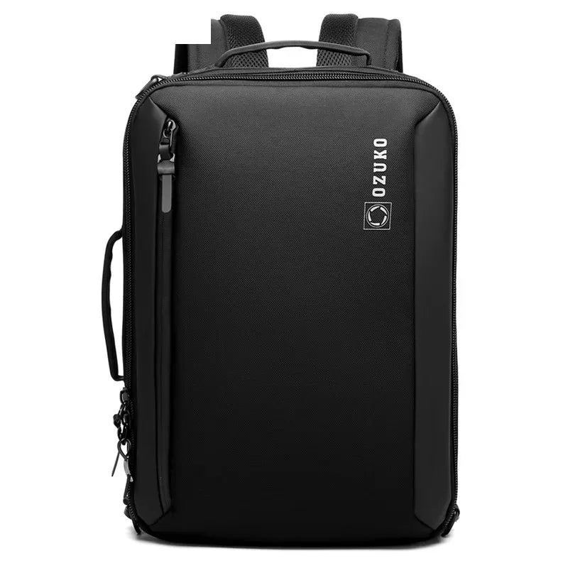 Ozuko Backpacks Multifunction Business USB charging 15.6 inch Laptop Backpack Male Waterproof Travel Large Backpacks