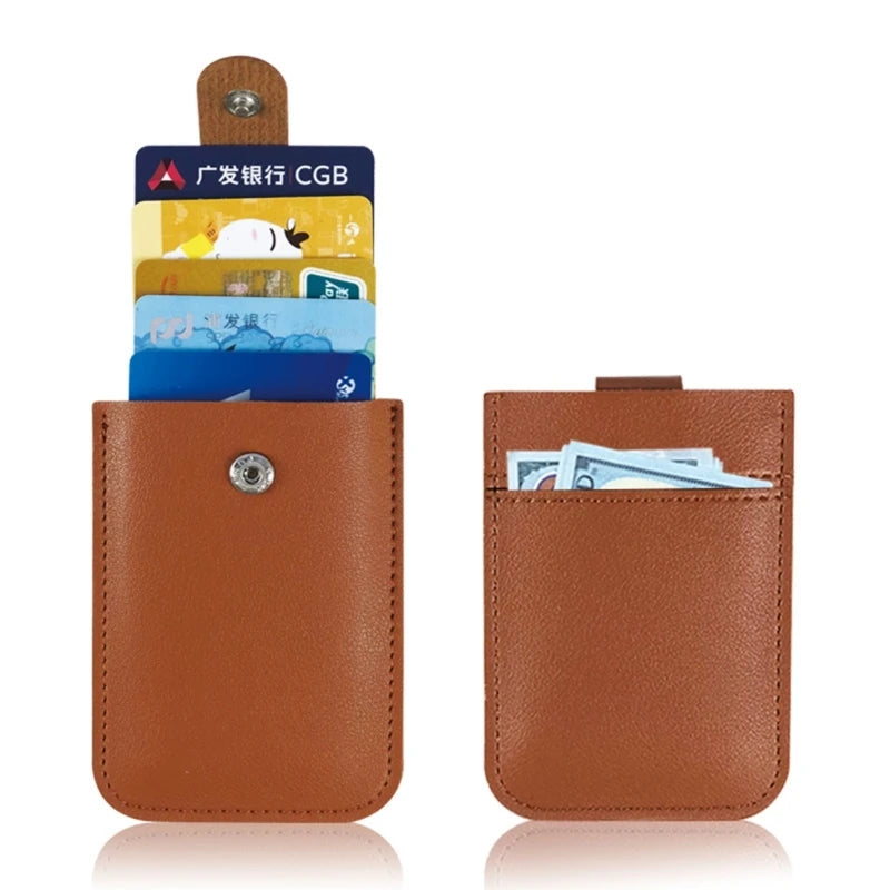 PU Credit Bank Card Holder Wallet for Men Women Money  Business Gift
