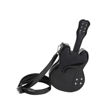 PU Design personalized  women's bag new creative guitar crossbody bag network red street hip hop style shoulder bag
