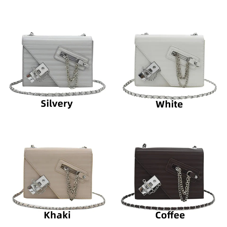 PU Fashion Exquisite Shopping Bag Retro Casual Women Totes Shoulder Bags Female PU Solid Color Handbag For Women 2023