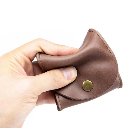 PU Leather Coin Purse Earbuds Earphone Holder Pouch for Women Men Small Wallet Change Pouch Organizer