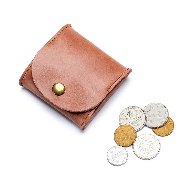PU Leather Coin Purse Earbuds Earphone Holder Pouch for Women Men Small Wallet Change Pouch Organizer