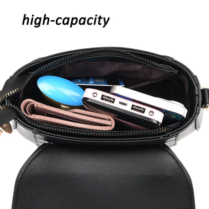 PU Leather Shoulder Bags for Women 2023 New Luxury Designer Handbags and Purses High Quality Messenger Crossbody Brand Woman Bag