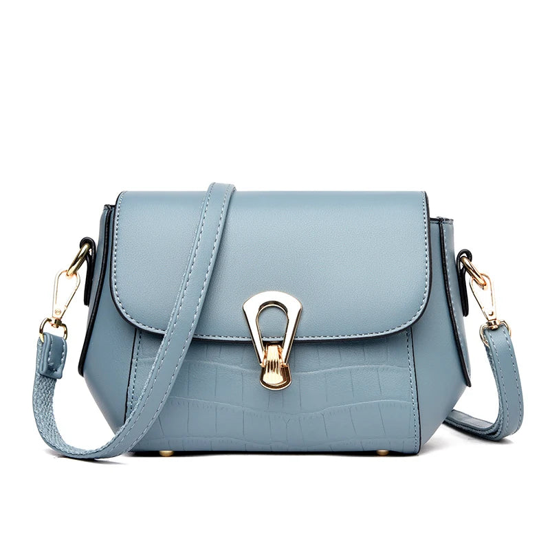 PU Leather Shoulder Bags for Women 2023 New Luxury Designer Handbags and Purses High Quality Messenger Crossbody Brand Woman Bag