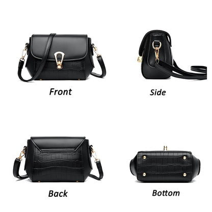 PU Leather Shoulder Bags for Women 2023 New Luxury Designer Handbags and Purses High Quality Messenger Crossbody Brand Woman Bag