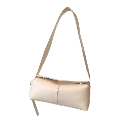 PU Leather Underarm Bag Shoulder Purse Handbag Button Closure for Women