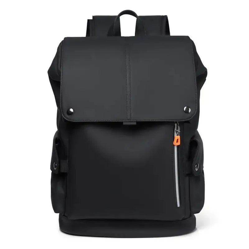 PU Leather Waterproof Men's Laptop Backpack Large Computer Backpack for Business Urban Man Backpack USB Charging