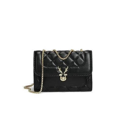 PU Material Women's Bag New Fashion Trend Temperament Niche Design Chain Rhombus Shoulder Bag Crossbody Bag Luxury Bags