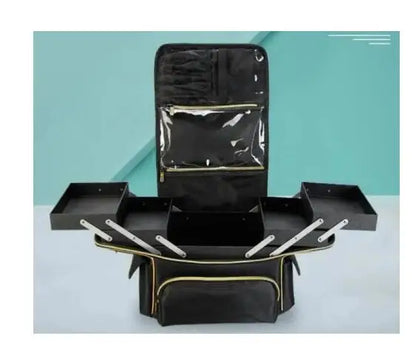PU material Makeup Bag Makeup  Organizer Bag Cosmetic suitcase Makeup handbag Women PU Travel Makeup Case Large Cosmetic Bags