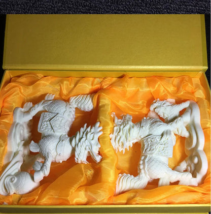 Pair Of Mascots Kirin Decorative Statue Chinese Mythical Animals Home Living Room Bedroom Decoration Ornaments