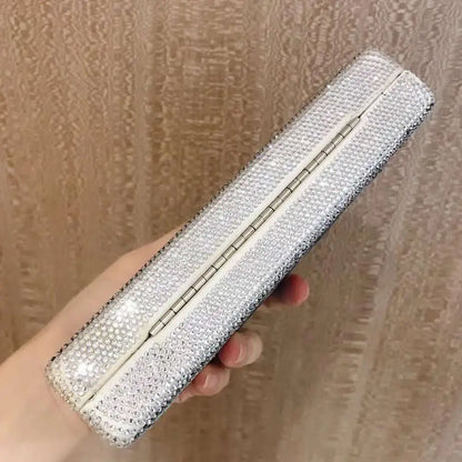 Party Ladies Clutch Women's Luxury Diamond Evening bags Playing card design Crystal Bags Bridal Wedding Handbag shoulder bag