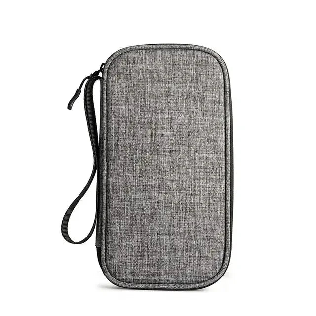 Passport Wallet Portable And Foldable Travel Document Organizer With Zippe Family Passport Holder Wallet For Cards Boarding Pass