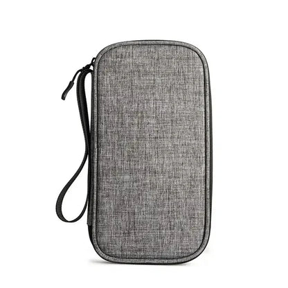 Passport Wallet Portable And Foldable Travel Document Organizer With Zippe Family Passport Holder Wallet For Cards Boarding Pass