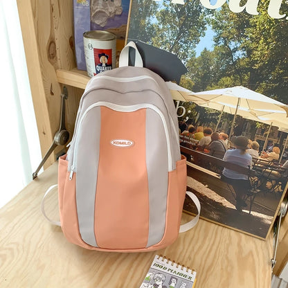 Patchwork Color Travel School Bag Trendy Lady Kawaii Student Backpack Cool Female College Backpack Fashion Women Laptop Book Bag
