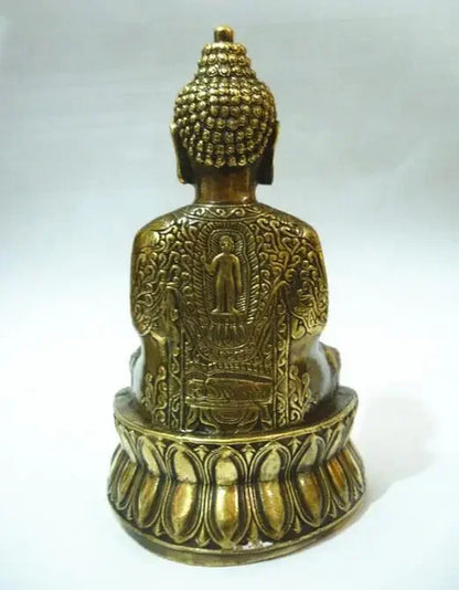Patung Tembaga Buddhisme Tibet Kuningan Tembaga Sakyamuni Buddha Statue