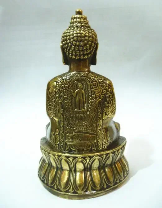 Patung Tembaga Buddhisme Tibet Kuningan Tembaga Sakyamuni Buddha Statue