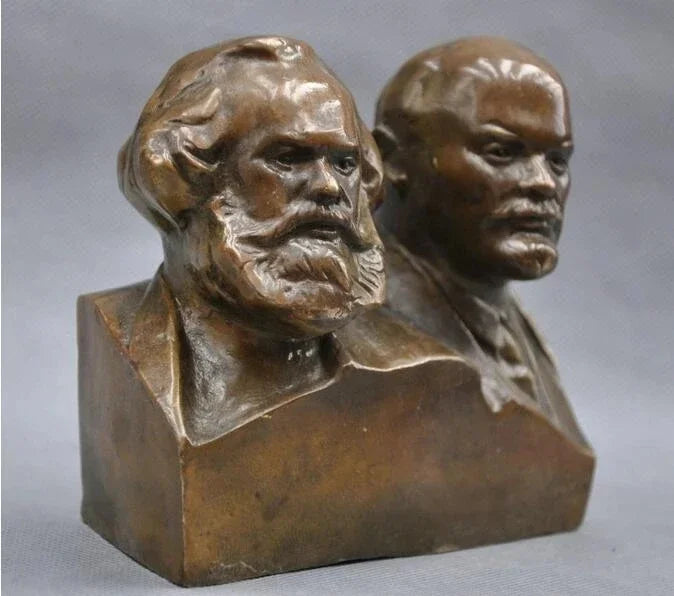 Patung tembaga patung perunggu besar Komunis Marx dan FCC dada