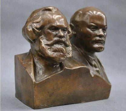Patung tembaga patung perunggu besar Komunis Marx dan FCC dada
