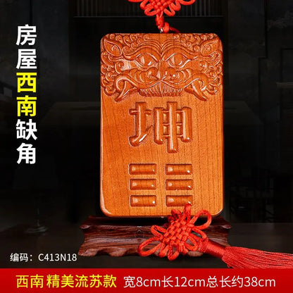 Peach Wood Corner Filling Card, House Lacks Corner,Feng Shui