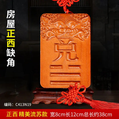 Peach Wood Corner Filling Card, House Lacks Corner,Feng Shui