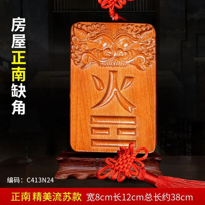 Peach Wood Corner Filling Card, House Lacks Corner,Feng Shui
