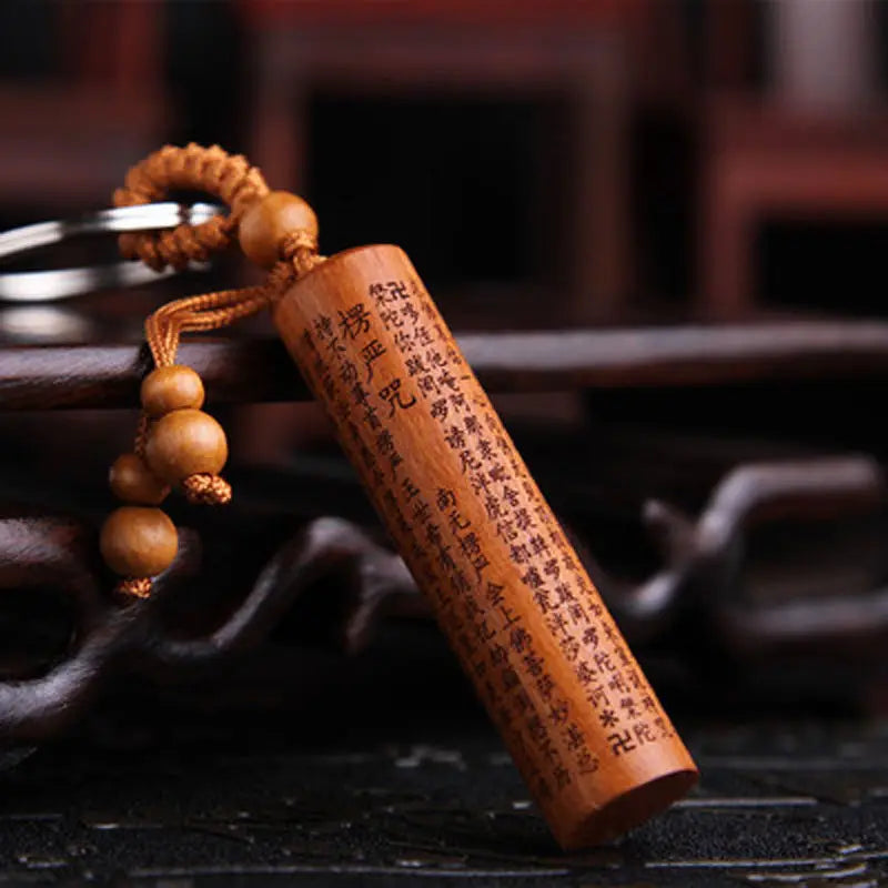 Peach Wood Pendant To Make A Fortune Safe Peach Wood Sword Axe Key Chain Car Bag Ornaments Fengshui Decoration