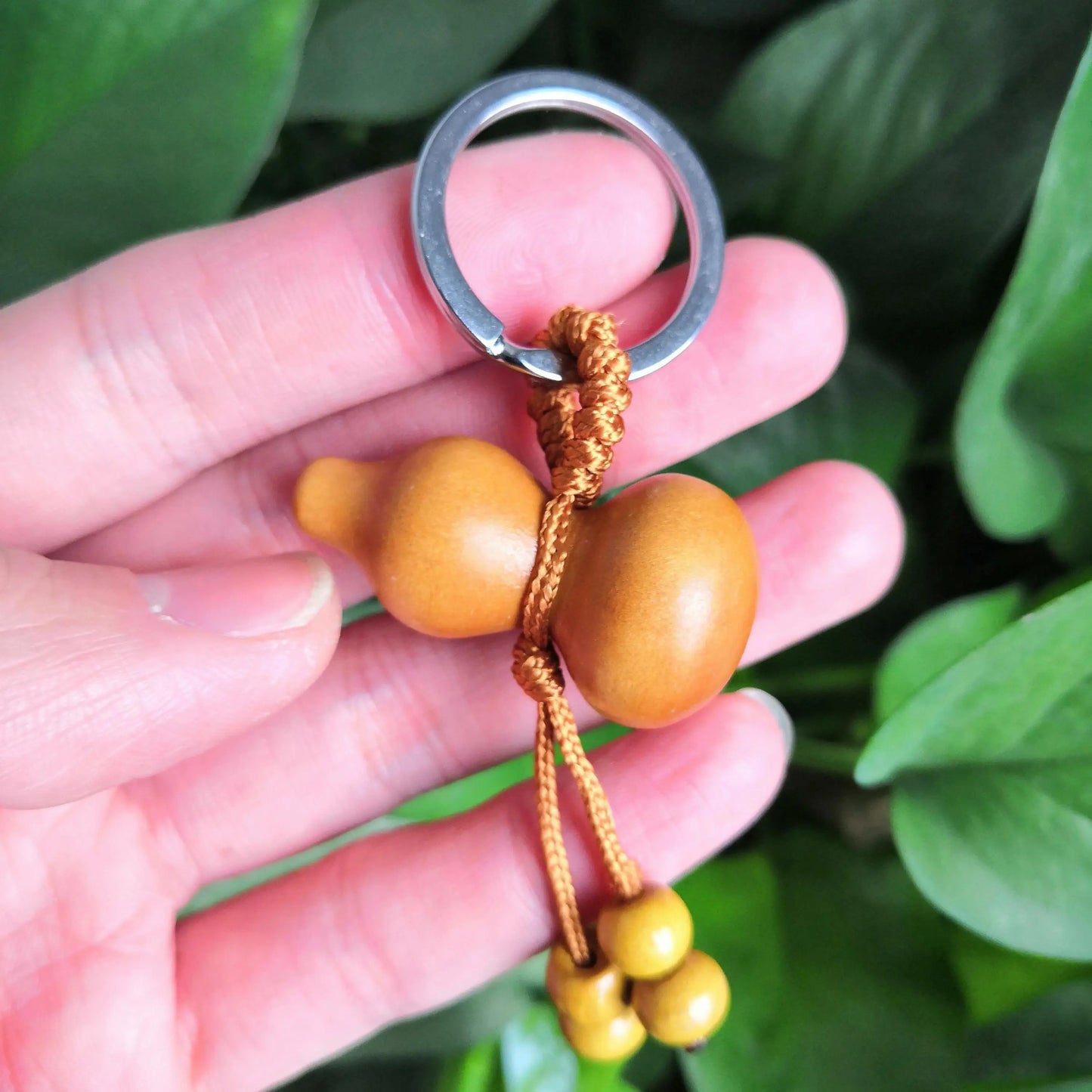 Peach Wood Small Gourd Pendant, Home Safe Fortune, Car Key Chain, Couple Creative Birthday Gift, Feng Shui Decoration for Phone