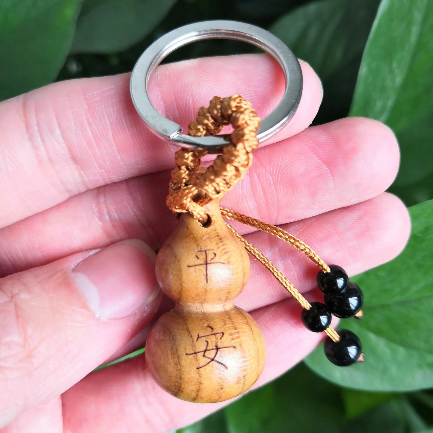 Peach Wood Small Gourd Pendant, Home Safe Fortune, Car Key Chain, Couple Creative Birthday Gift, Feng Shui Decoration for Phone