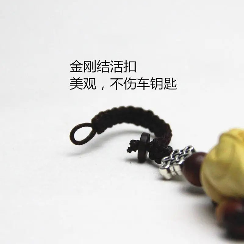Peach Wood Small Gourd Pendant, Home Safe Fortune, Car Key Chain, Couple Creative Birthday Gift, Feng Shui Decoration for Phone