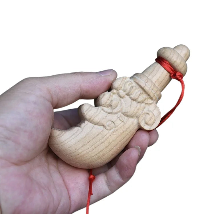 Peach Wooden Sword, Fat Sword, Pure Handmade Carving, Car Key, Backpack, Hanger, Body Protection Mascot, Xiao Li