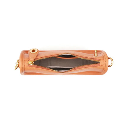 Pearl niche high-end feel stick bag, women's trend simple and versatile cowhide single shoulder crossbody bag
