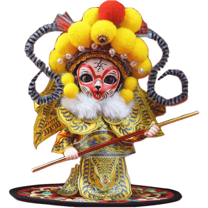 Peking Opera Cartoon Doll Decoration Edition, Souvenirs Statues, Souvenirs, Deaf, Foreign, Overseas Gifts, Edition