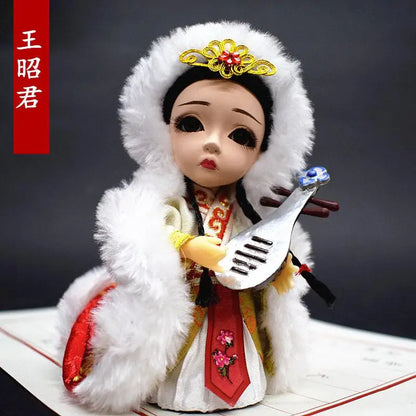 Peking Opera Cartoon Doll Decoration Edition, Souvenirs Statues, Souvenirs, Deaf, Foreign, Overseas Gifts, Edition