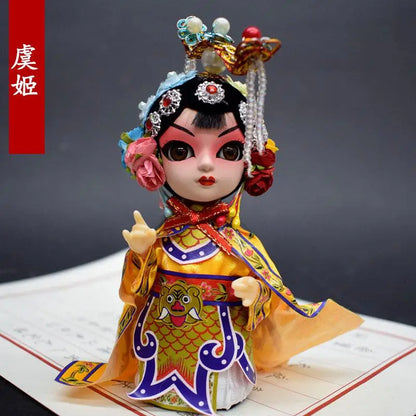 Peking Opera Cartoon Doll Decoration Edition, Souvenirs Statues, Souvenirs, Deaf, Foreign, Overseas Gifts, Edition