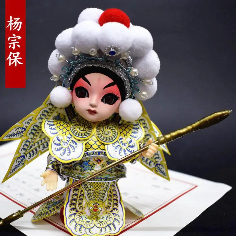 Peking Opera Cartoon Doll Decoration Edition, Souvenirs Statues, Souvenirs, Deaf, Foreign, Overseas Gifts, Edition
