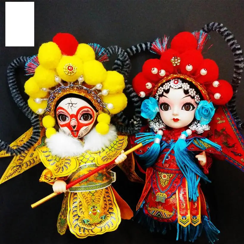 Peking Opera Cartoon Doll Decoration Edition, Souvenirs Statues, Souvenirs, Deaf, Foreign, Overseas Gifts, Edition