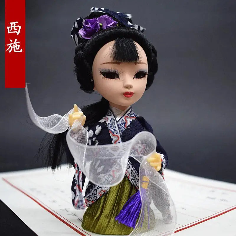 Peking Opera Cartoon Doll Decoration Edition, Souvenirs Statues, Souvenirs, Deaf, Foreign, Overseas Gifts, Edition