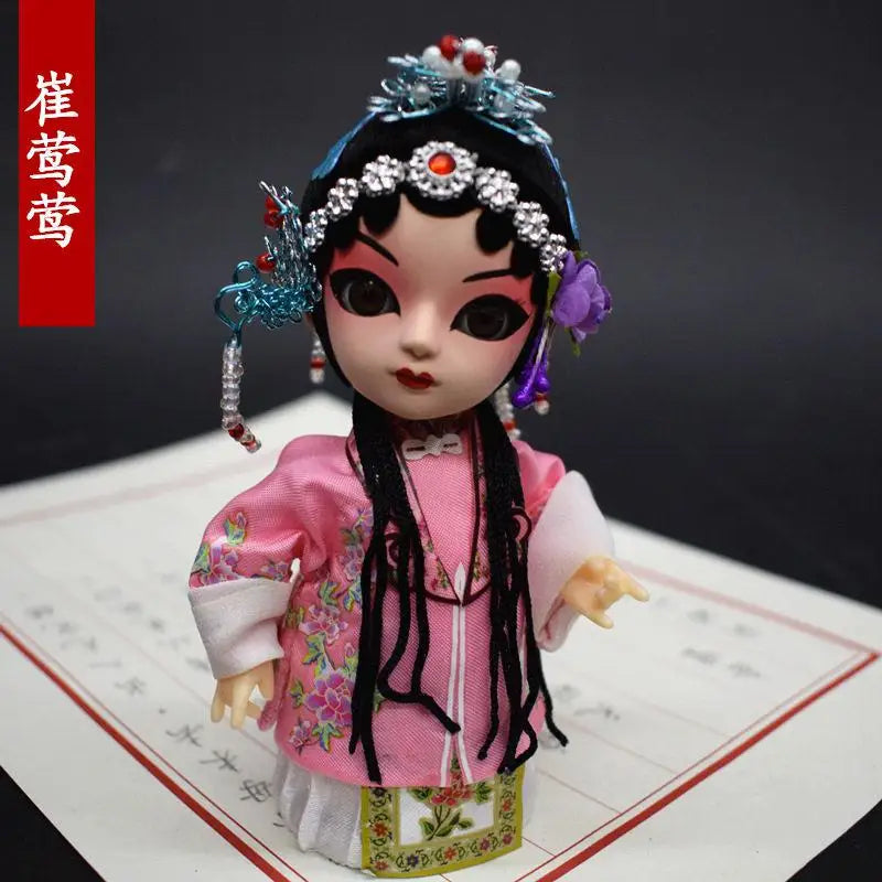 Peking Opera Cartoon Doll Decoration Edition, Souvenirs Statues, Souvenirs, Deaf, Foreign, Overseas Gifts, Edition