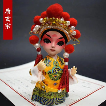 Peking Opera Cartoon Doll Decoration Edition, Souvenirs Statues, Souvenirs, Deaf, Foreign, Overseas Gifts, Edition