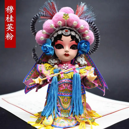 Peking Opera Cartoon Doll Decoration Edition, Souvenirs Statues, Souvenirs, Deaf, Foreign, Overseas Gifts, Edition