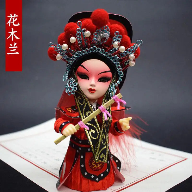 Peking Opera Cartoon Doll Decoration Edition, Souvenirs Statues, Souvenirs, Deaf, Foreign, Overseas Gifts, Edition