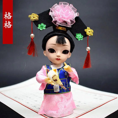 Peking Opera Cartoon Doll Decoration Edition, Souvenirs Statues, Souvenirs, Deaf, Foreign, Overseas Gifts, Edition
