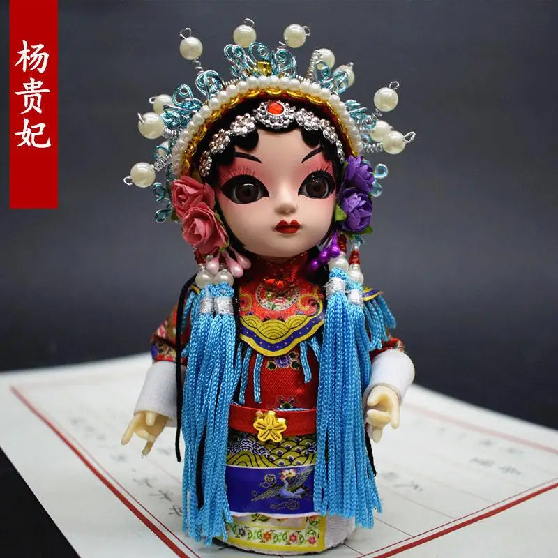 Peking Opera Cartoon Doll Decoration Edition, Souvenirs Statues, Souvenirs, Deaf, Foreign, Overseas Gifts, Edition