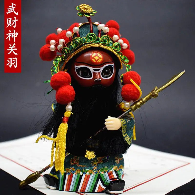 Peking Opera Cartoon Doll Decoration Edition, Souvenirs Statues, Souvenirs, Deaf, Foreign, Overseas Gifts, Edition
