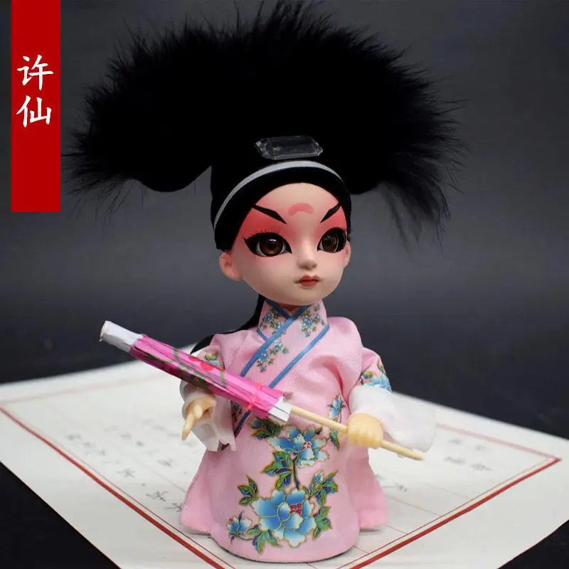 Peking Opera Cartoon Doll Decoration Edition, Souvenirs Statues, Souvenirs, Deaf, Foreign, Overseas Gifts, Edition