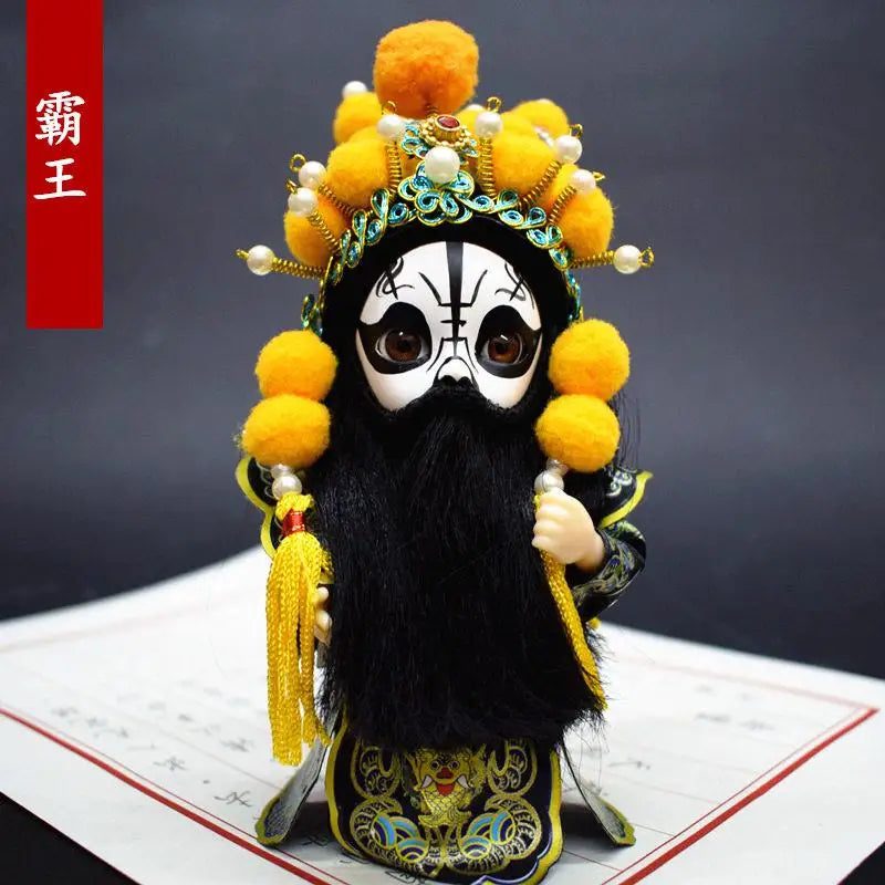 Peking Opera Cartoon Doll Decoration Edition, Souvenirs Statues, Souvenirs, Deaf, Foreign, Overseas Gifts, Edition
