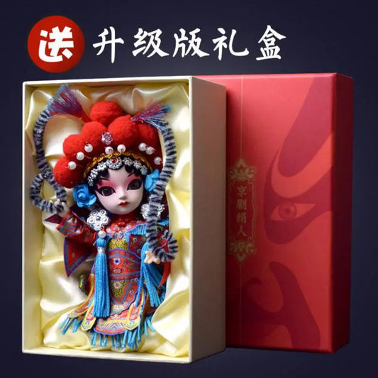 Peking Opera Cartoon Doll Decoration Edition, Souvenirs Statues, Souvenirs, Deaf, Foreign, Overseas Gifts, Edition