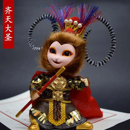 Peking Opera Cartoon Doll Decoration Edition, Souvenirs Statues, Souvenirs, Deaf, Foreign, Overseas Gifts, Edition