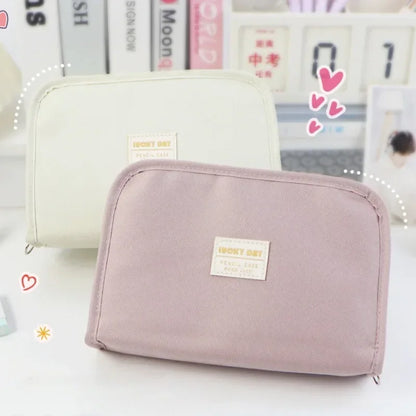 Pen Bag Large-capacity Canvas Pencil Bag for Primary and Secondary School Students High-profile Pencil Case Unisex Pen Pouch