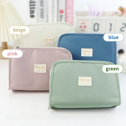 Pen Bag Large-capacity Canvas Pencil Bag for Primary and Secondary School Students High-profile Pencil Case Unisex Pen Pouch